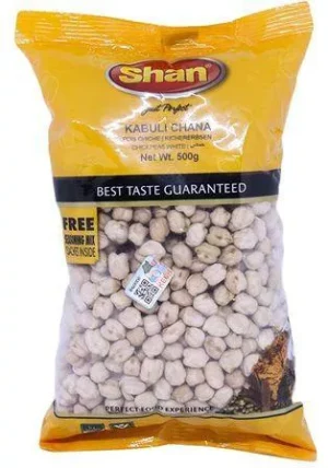 SHAN WHITE CHICK PEAS 500g