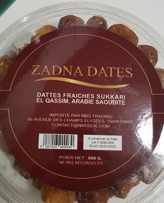 ZADNA ROTAB DATES 500GM